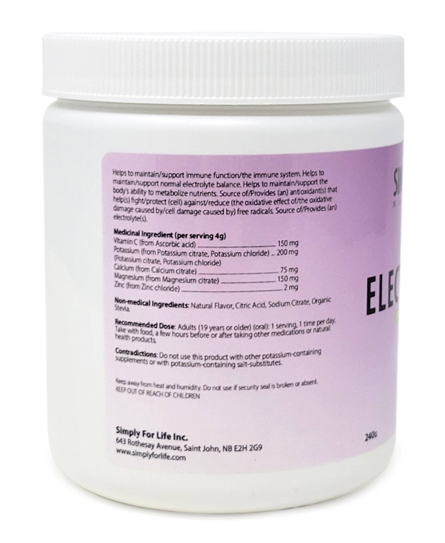 Simply Santé Electrolytes, Lemonade (240g)