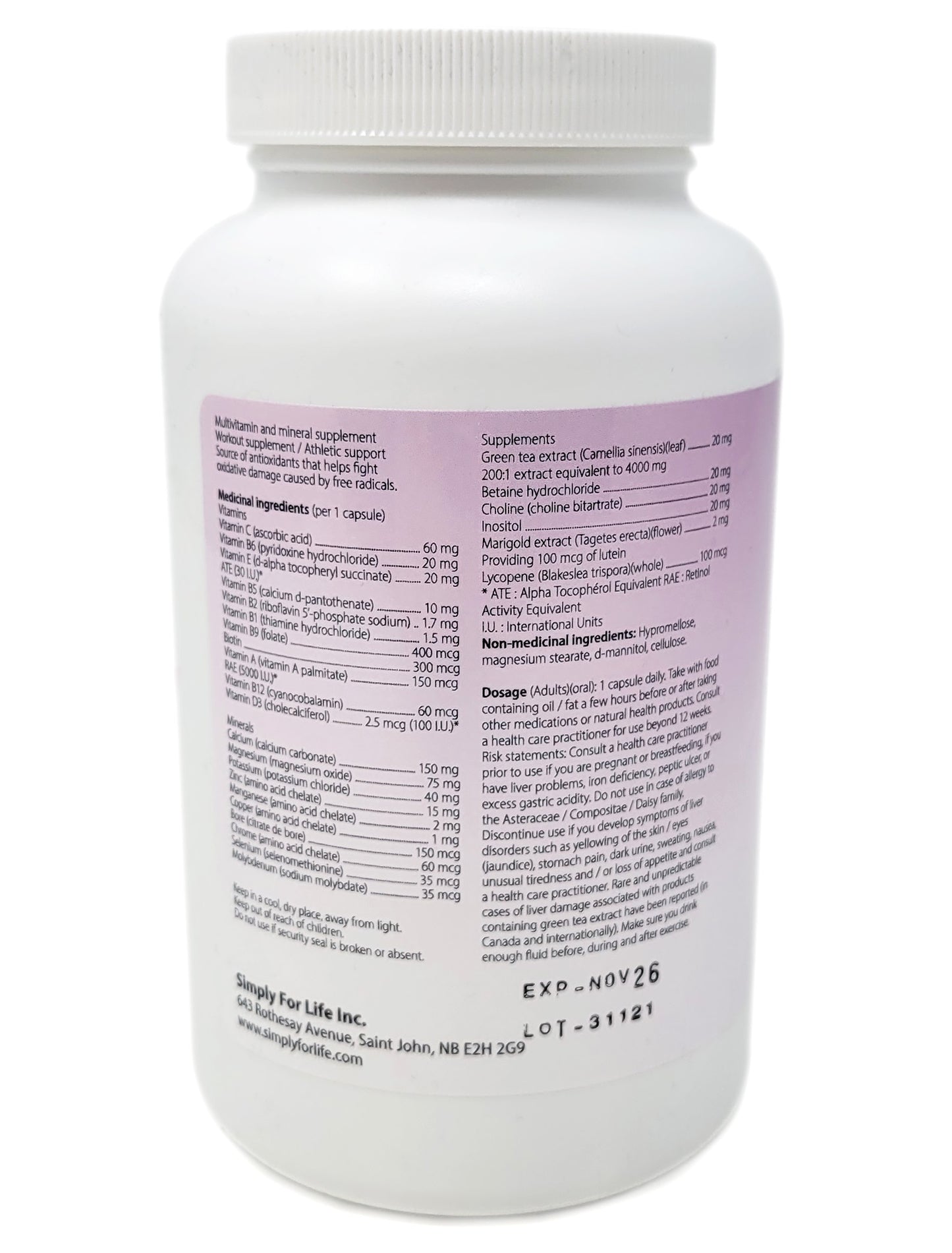Simply Santé Pro Vitamin+ (120caps)
