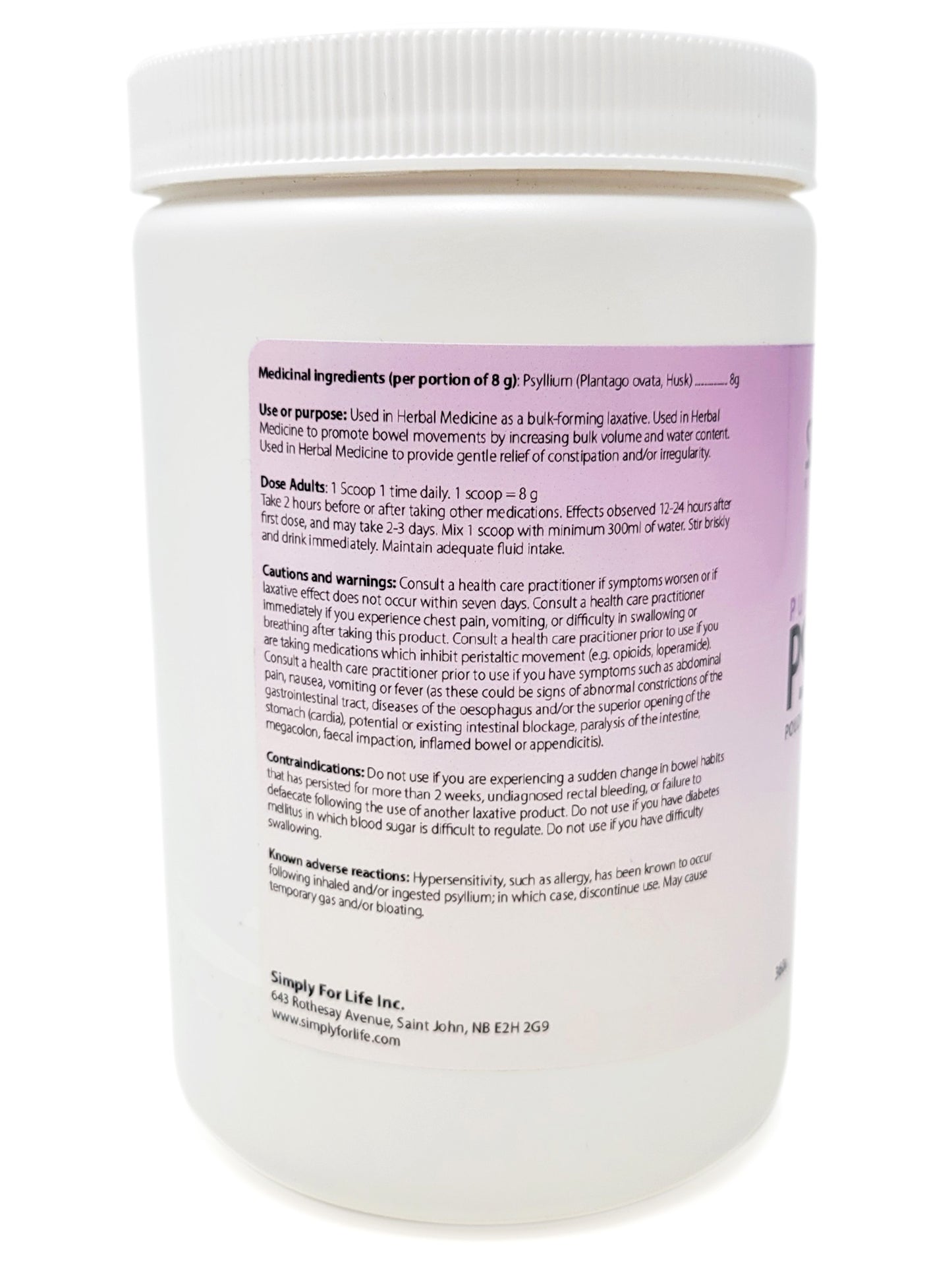 Simply Santé Psyllium, Natural (360g)