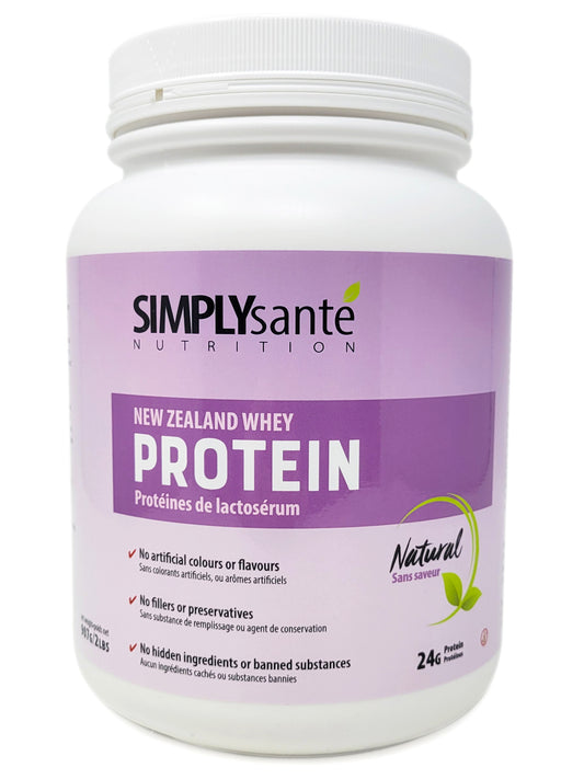 Simply Santé Whey Protein, Natural (907g)