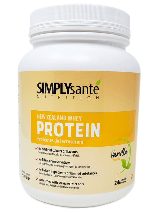 Simply Santé Whey Protein, Vanilla (907g) - CASE