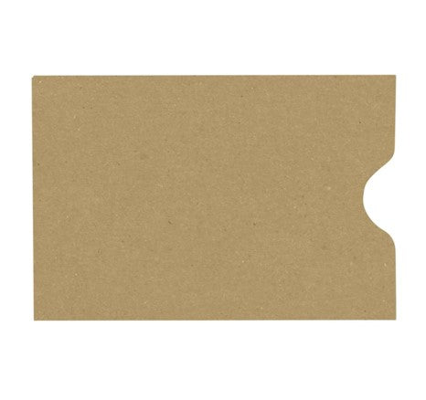 Kraft Gift Card Sleeves